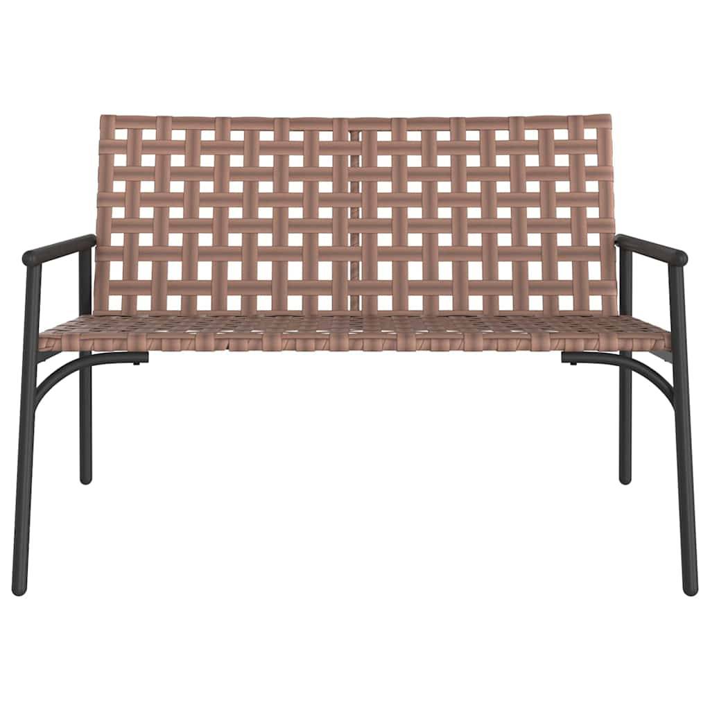 Maison Chic - Chaise De Jardin - Fauteuil De Jardin Noir 113 x 79 x 75cm polyrotin - Image 4