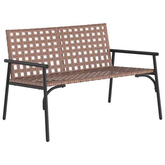Maison Chic - Chaise De Jardin - Fauteuil De Jardin Noir 113 x 79 x 75cm polyrotin - Image 1