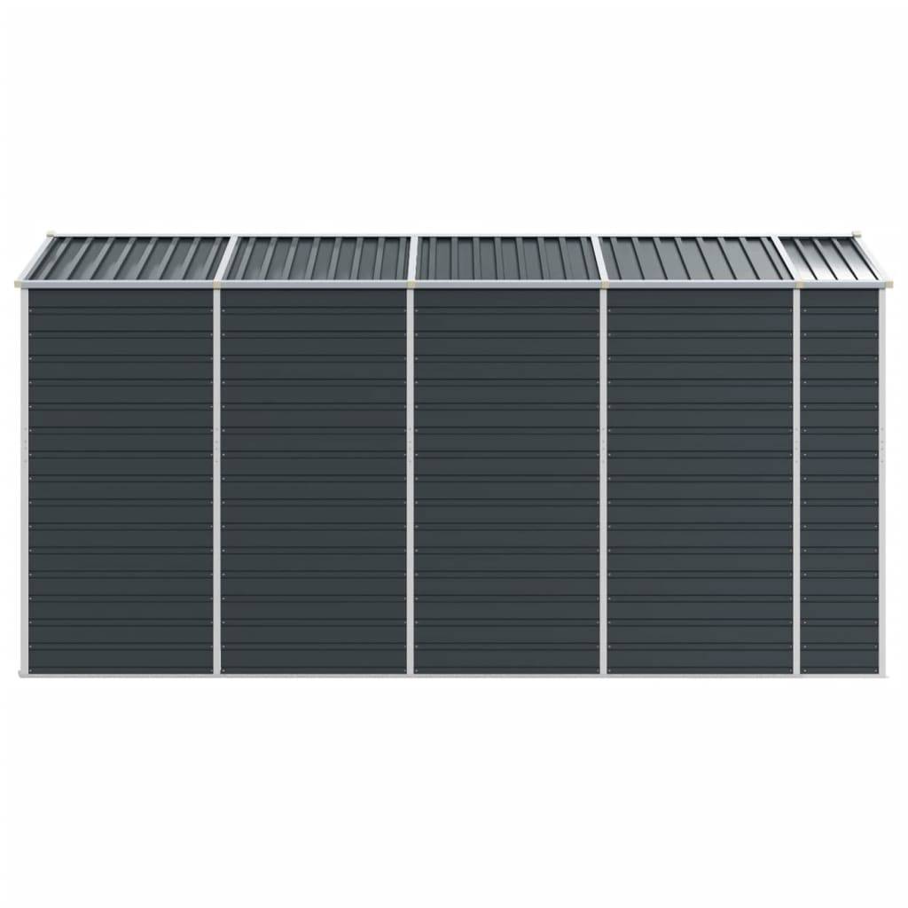 Vidaxl - Abri de jardin anthracite 191x385x198 cm acier galvanisé vidaXL 3188256 - Image 7
