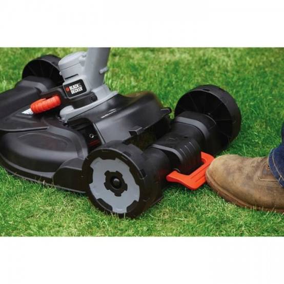 Tondeuse a Gazon Outil 3en1 sur batterie 18V 28cm de coupe BLACK+DECKER STC1820CM - Grande autonomie - Image 6