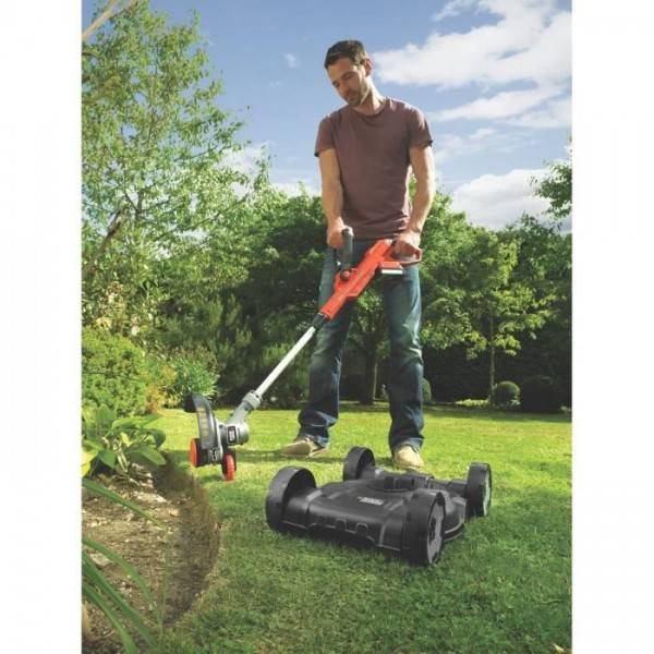 Tondeuse a Gazon Outil 3en1 sur batterie 18V 28cm de coupe BLACK+DECKER STC1820CM - Grande autonomie - Image 5