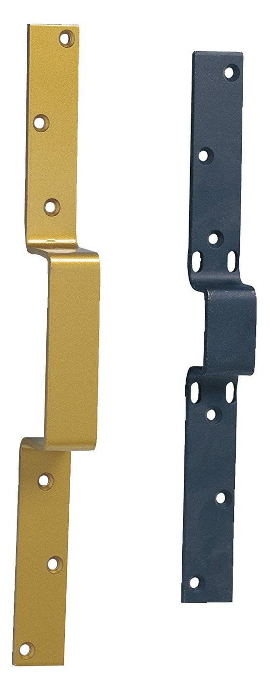 Iseo - Bride de recouvrement 453 gauche de verrou huisserie bois huisserie métal - ISEO - 97034530 - Image 3