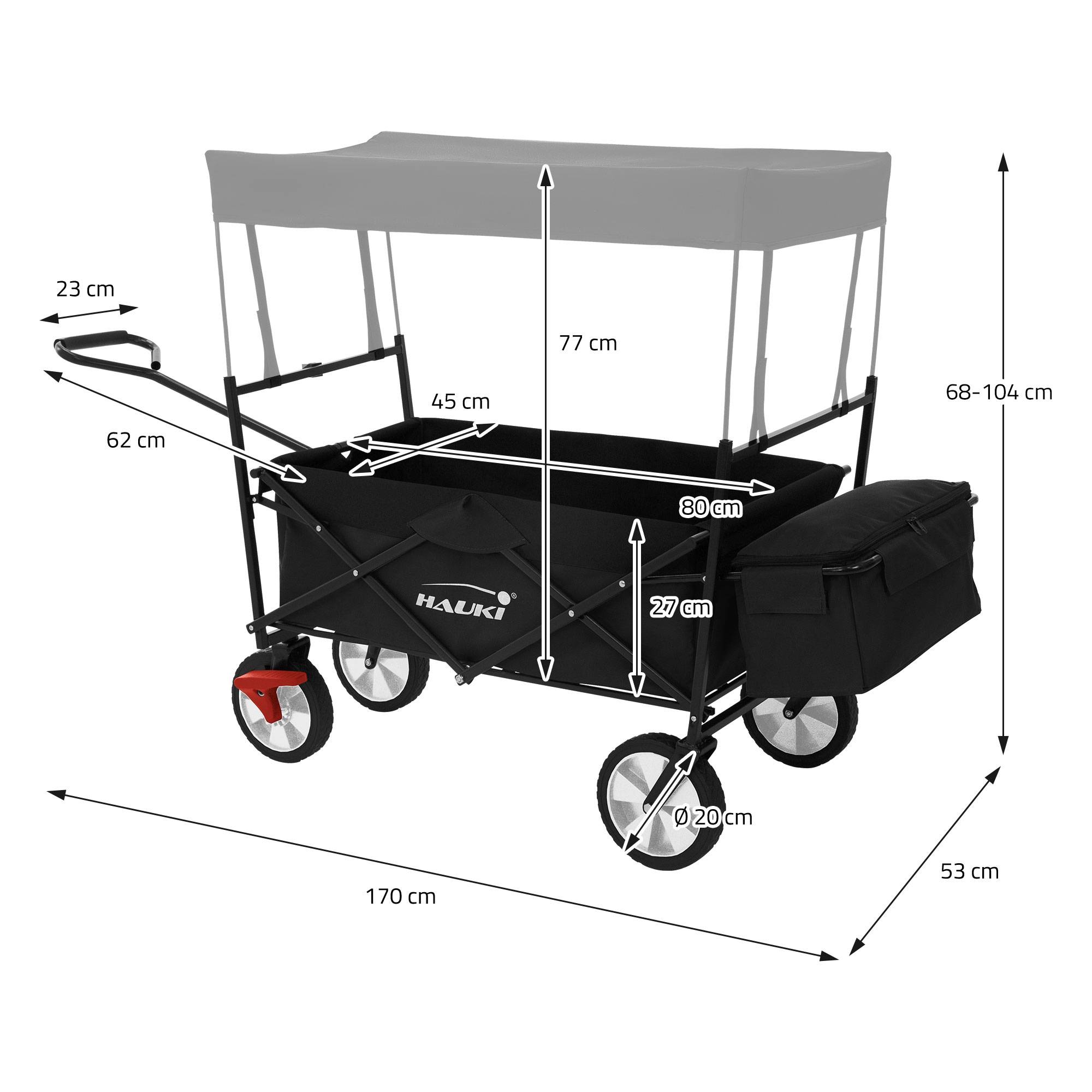Chariot pliable pour 2 enfants, charge 25 kg, poussette avec poignée réglable, ceinture de sécurité, auvent amovible, roue à freins, chariot de transport multifonction pour camping, gris foncé | FR Chariot pliable pour 2 enfants, charge 25 kg, poussette avec poignée réglable, ceinture de sécurité, auvent amovible, roue à freins, chariot de transport multifonction pour camping, gris foncé | FR
