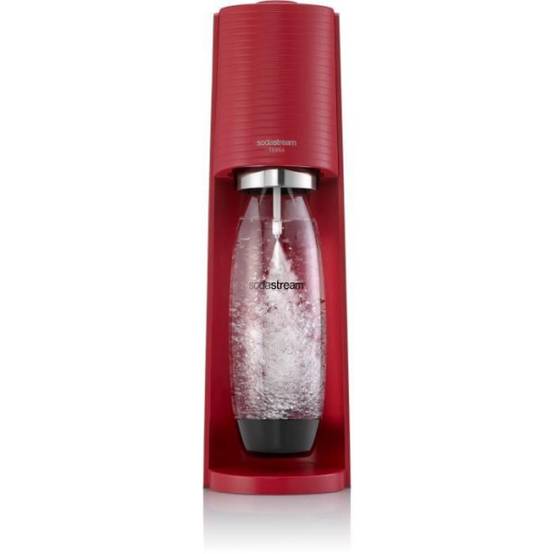 Machine a Soda Machine a soda et eau pétillante SODASTREAM - TERRA Rouge - 1 bouteille compatible lave-vaisselle - 1 recharge de gaz 60L - Image 1