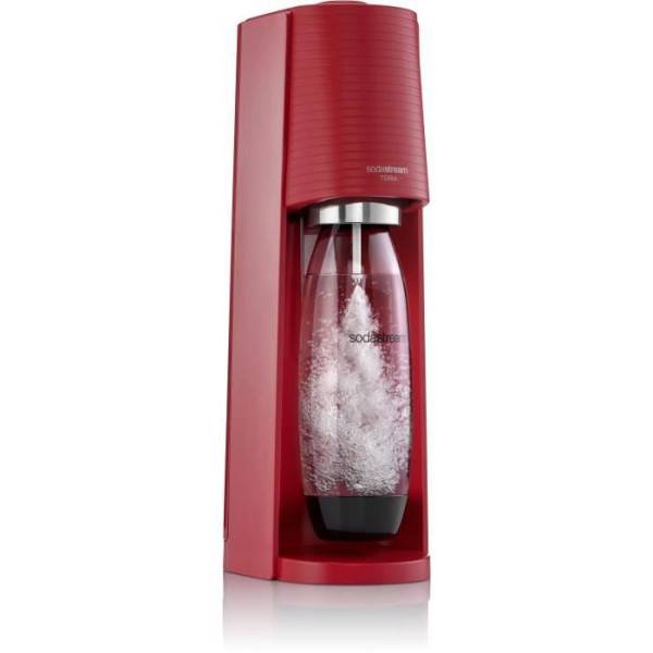 Machine a Soda Machine a soda et eau pétillante SODASTREAM - TERRA Rouge - 1 bouteille compatible lave-vaisselle - 1 recharge de gaz 60L - Image 2
