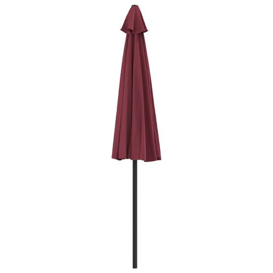 Parasol de balcon aluminium bordeaux 270 x 144 x 222 cm - PANGIVO - Image 5