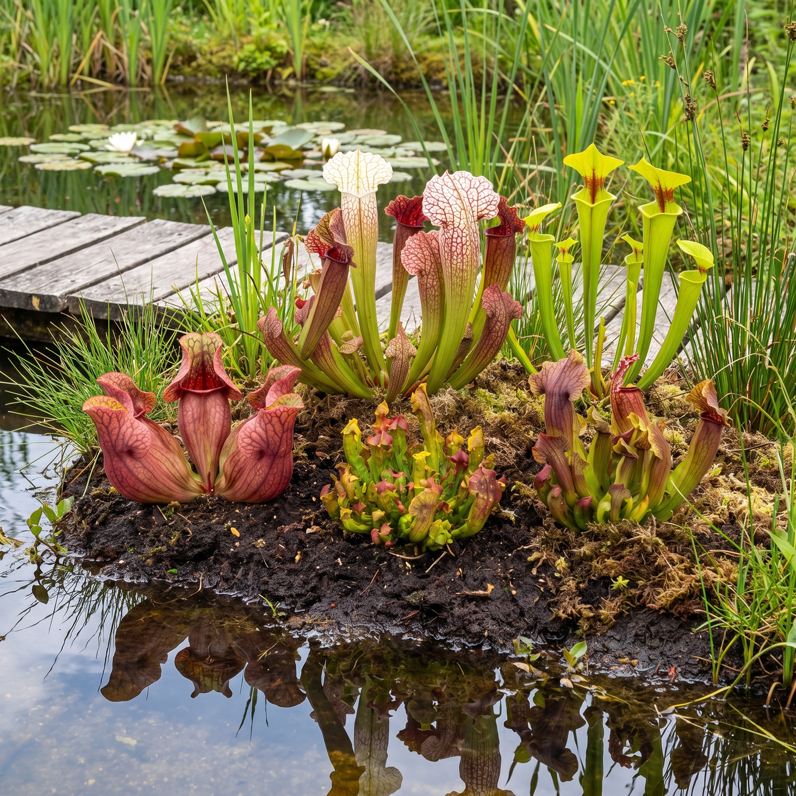 Plantes carnivores 6 Sarracenia - Attrape-Insectes - Image 2