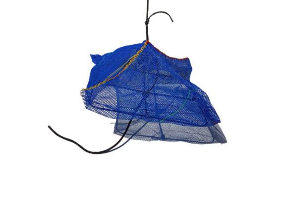 Pearl Nets, support de pré-grossisement des coquillages Forme pyramide Bleu - Image 1