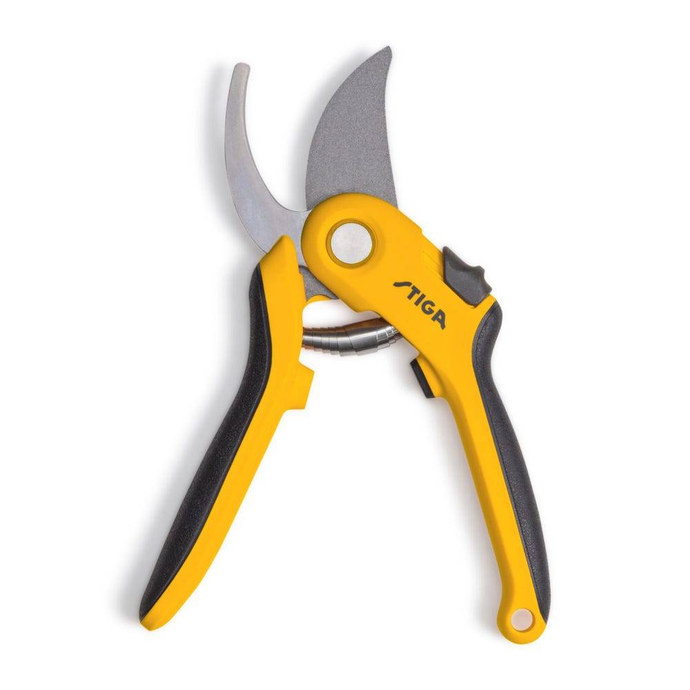 Stiga - Sécateur Bypass pour bois frais, Lame acier carbone antiadhésive, capacité 24 mm, coupe nette et poignée ergonomique - STIGA - Image 2