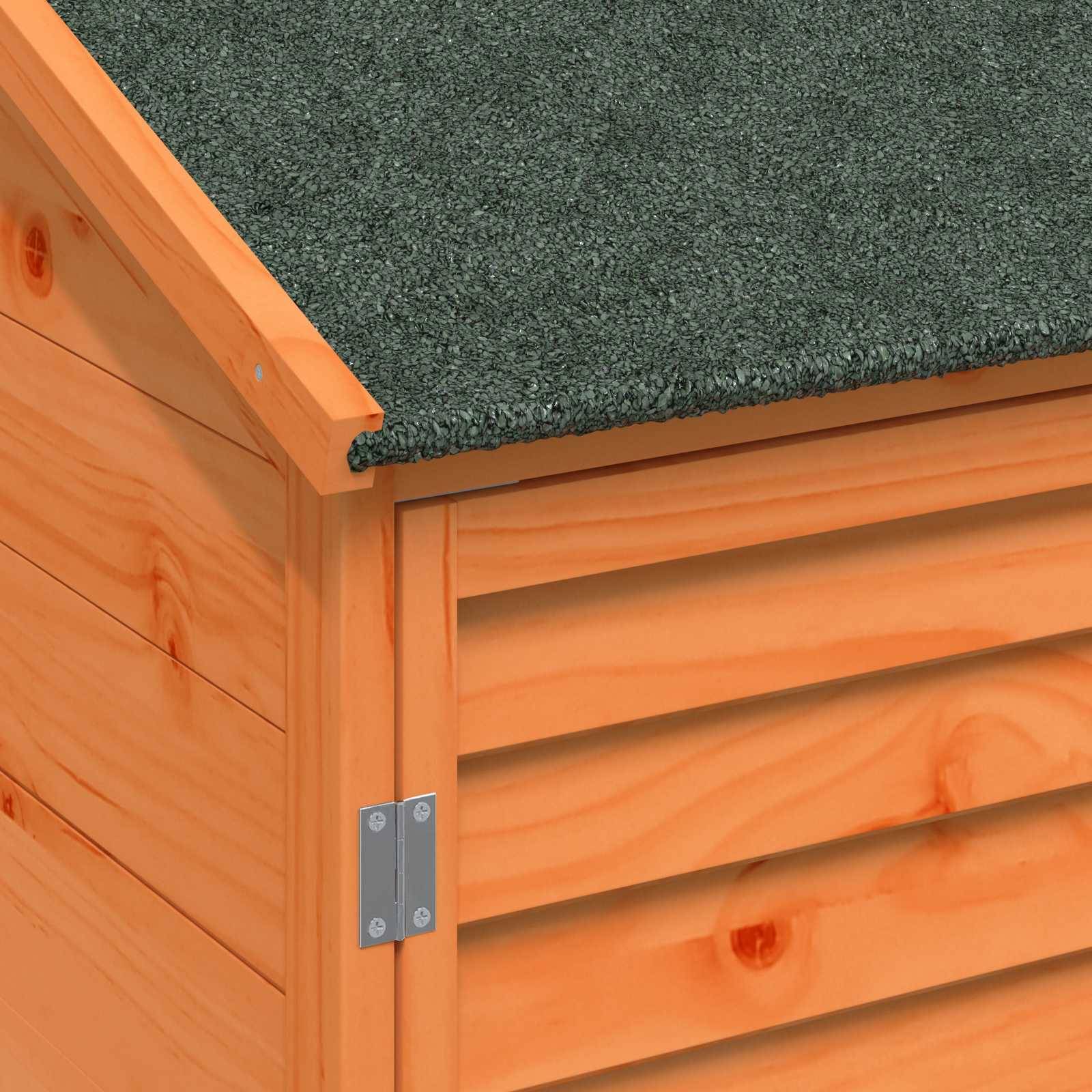 Vidaxl - Abri de jardin Marron 59,5 x 56 x 113,5 cm Bois de Sapin Massif vidaXL 42033455 - Image 9