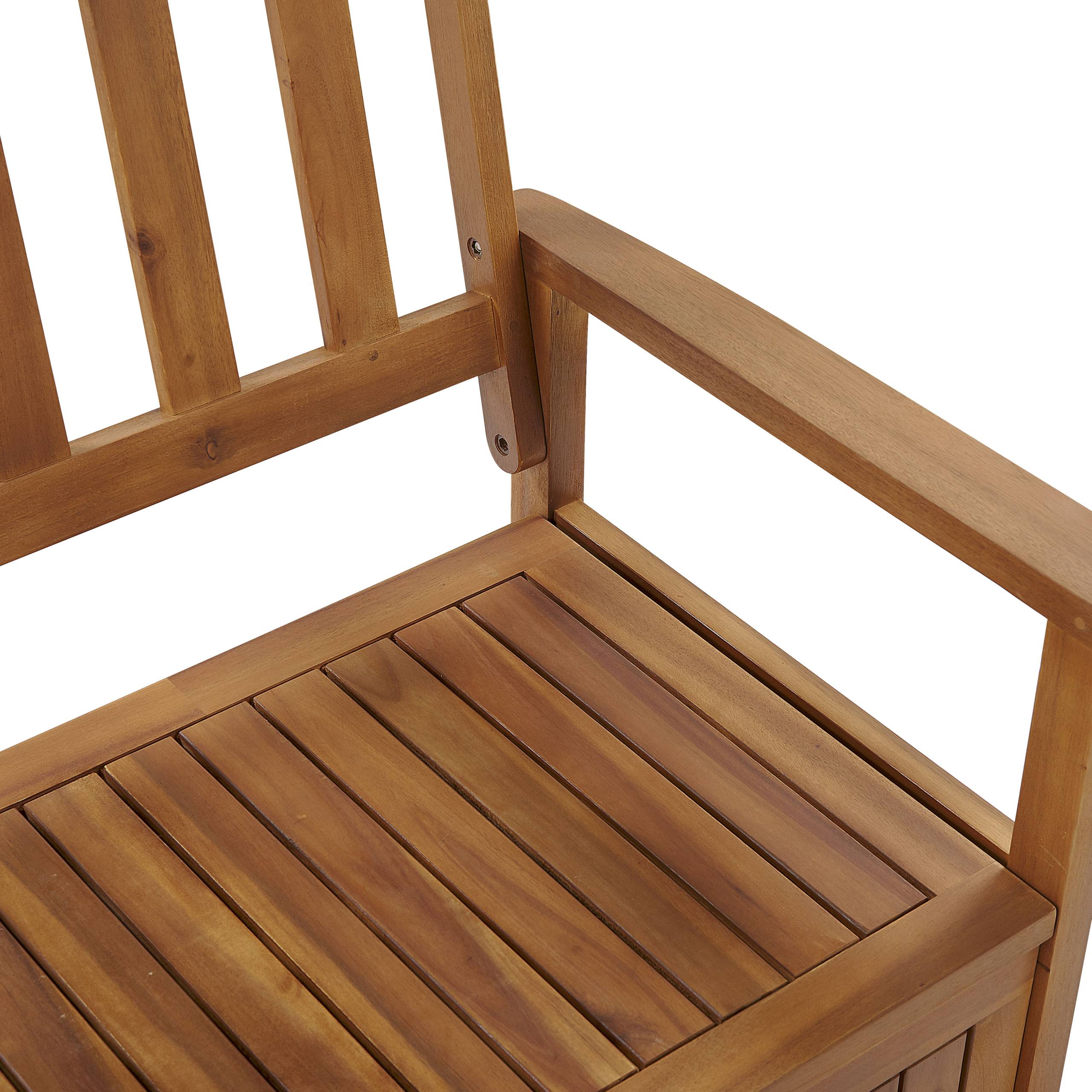 Beliani - Banc, 2 Personnes Acacia Marron SOVANA - 120x60x91- Beliani - Image 6