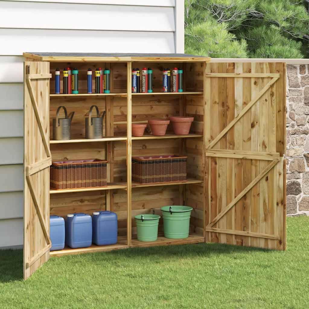 Vidaxl - Abri à outils de jardin 163x50x171 cm Bois de pin solide vidaXL 318198 - Image 1
