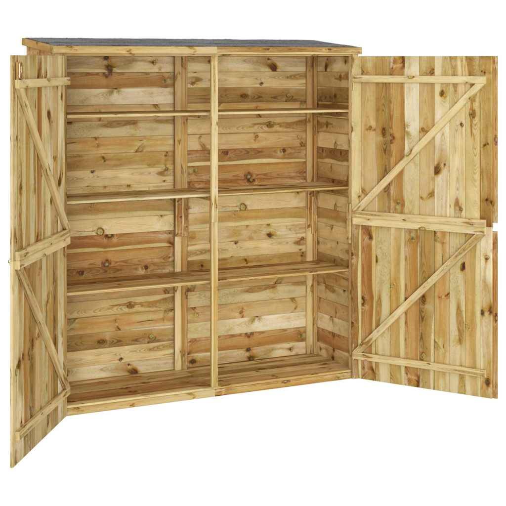 Vidaxl - Abri à outils de jardin 163x50x171 cm Bois de pin solide vidaXL 318198 - Image 7