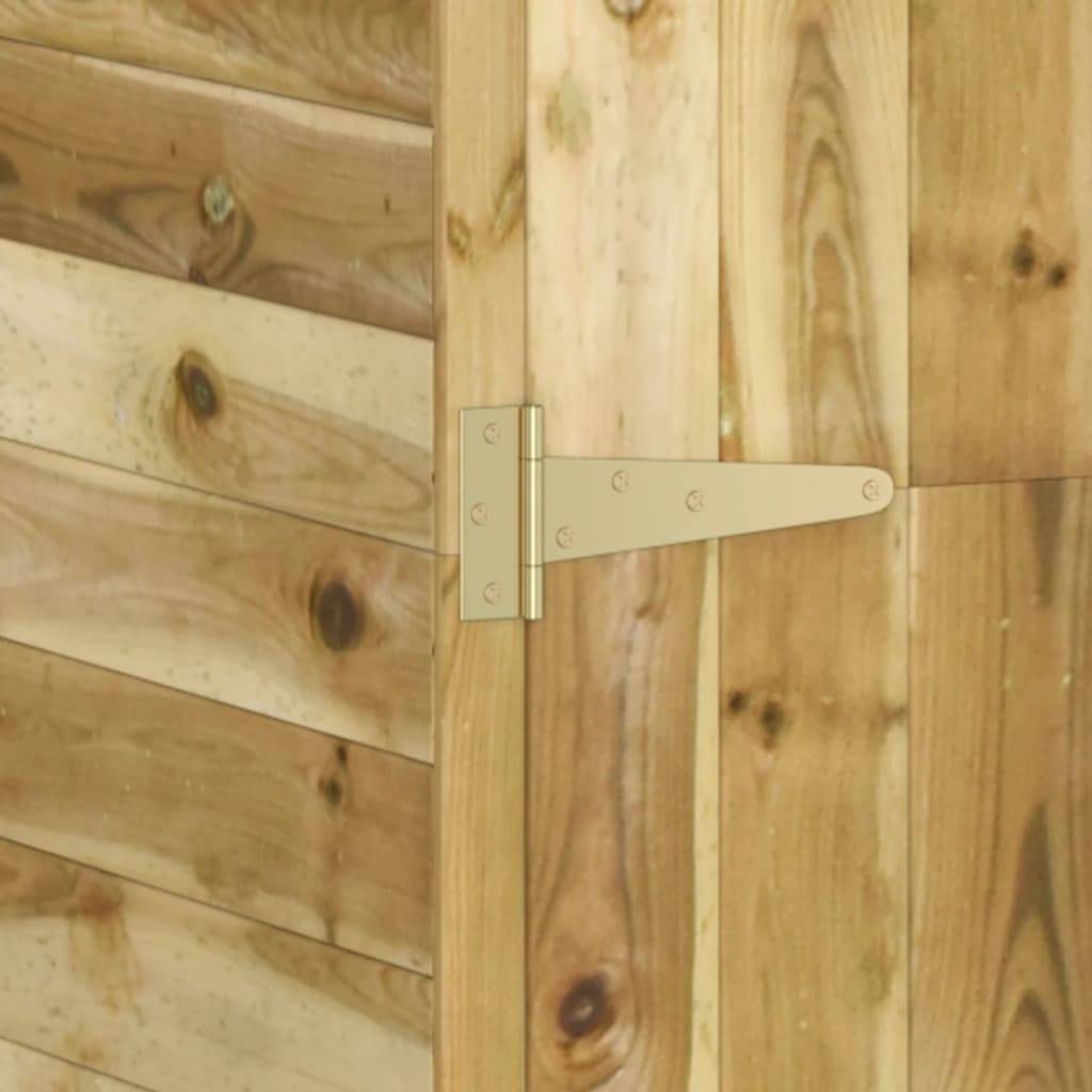 Vidaxl - Abri à outils de jardin 163x50x171 cm Bois de pin solide vidaXL 318198 - Image 4