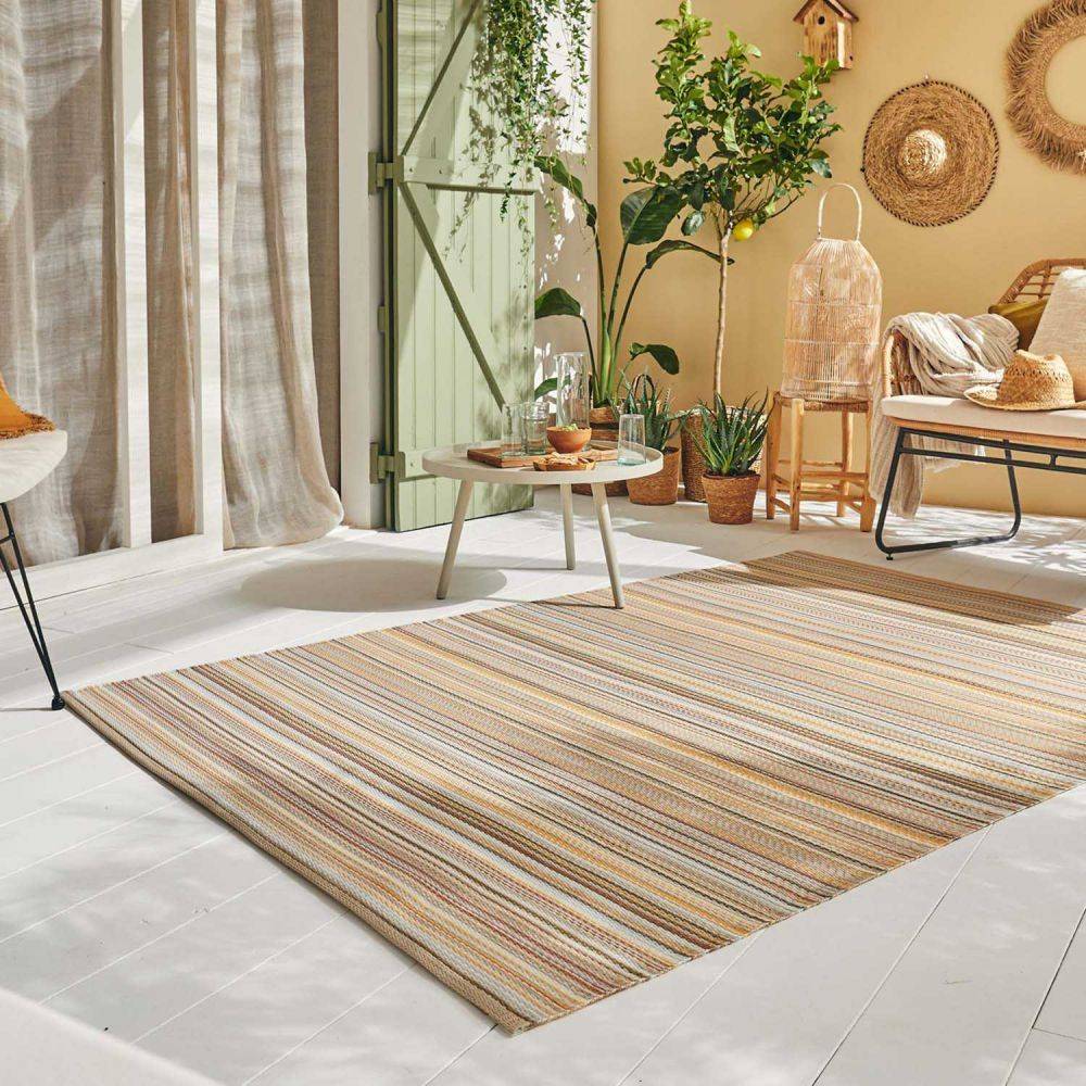 Jardindeco - Tapis extérieur en polypropylène Spargi 1746 beige 180 x 280 cm - Image 2