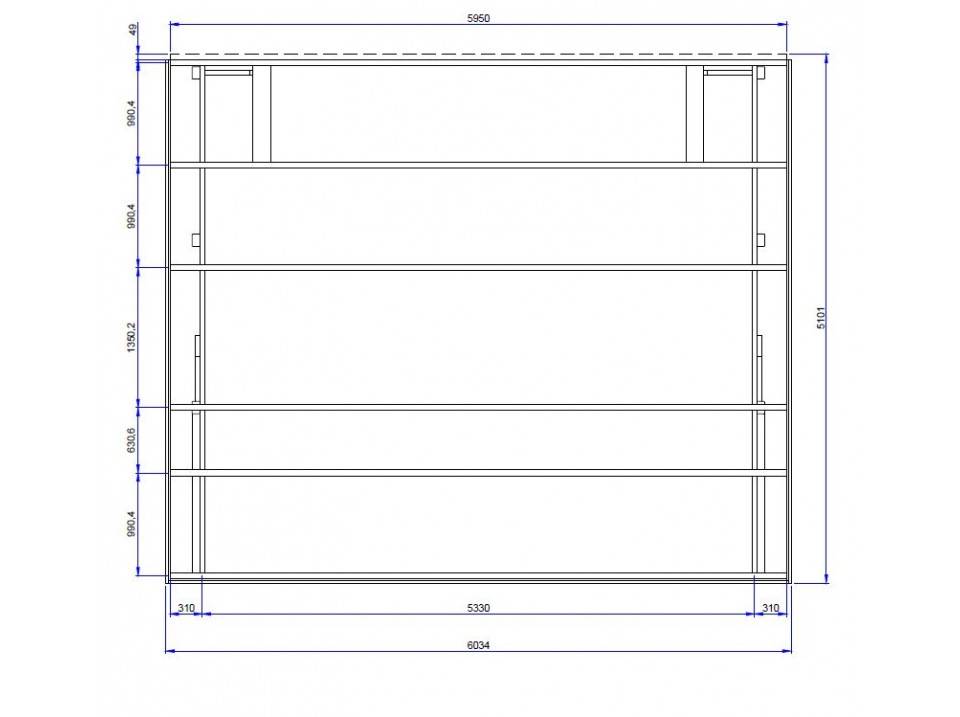 Carport Bois PALERME 2 Voitures - 510 x 603 - Abri pour Voitures - Bois des Regions Nordiques - Pin Traité Autoclave - Image 2