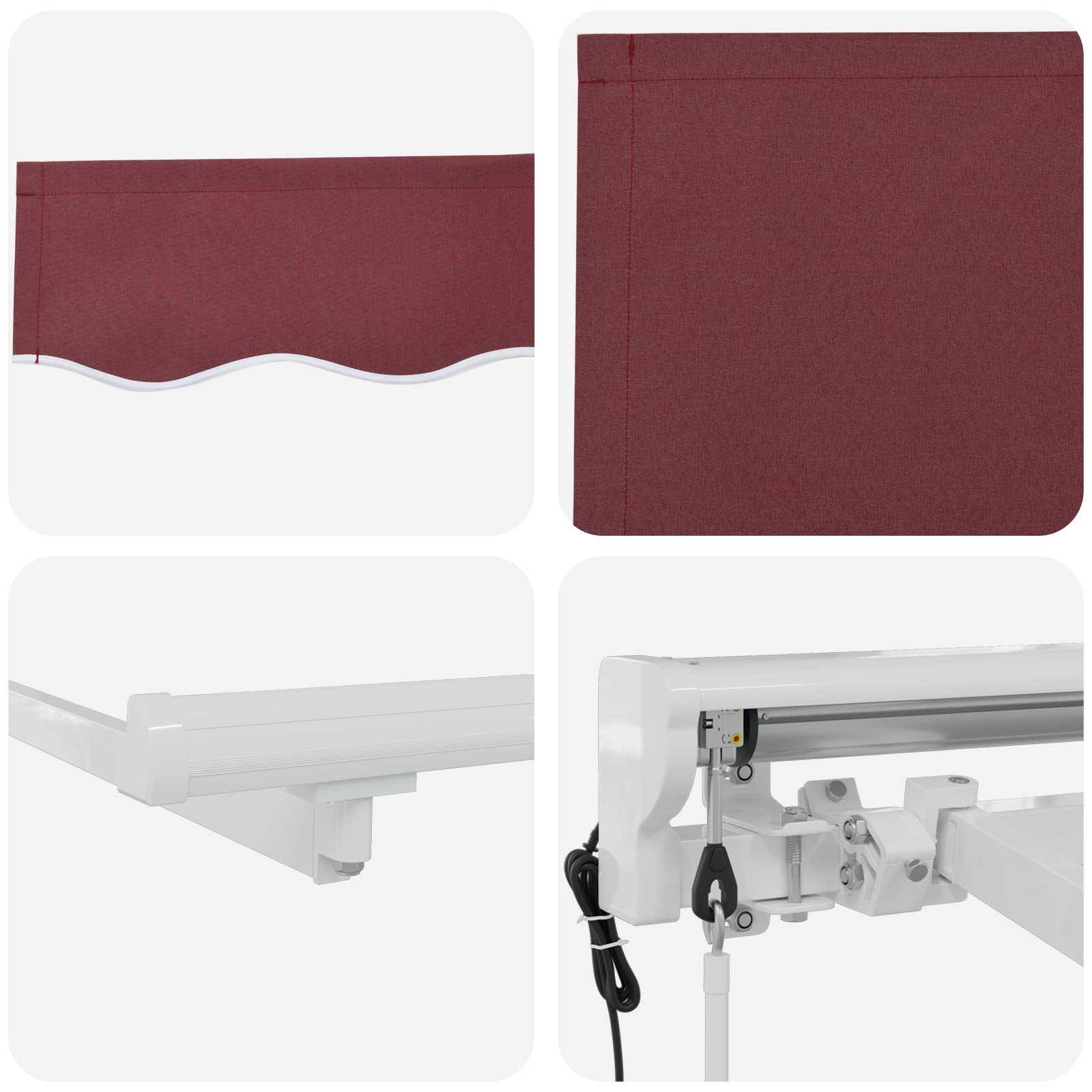 PANGIVO - Store rétractable électrique Polyester Bordeaux 4,5 × 3 m, 3421033 - PANGIVO - Image 6