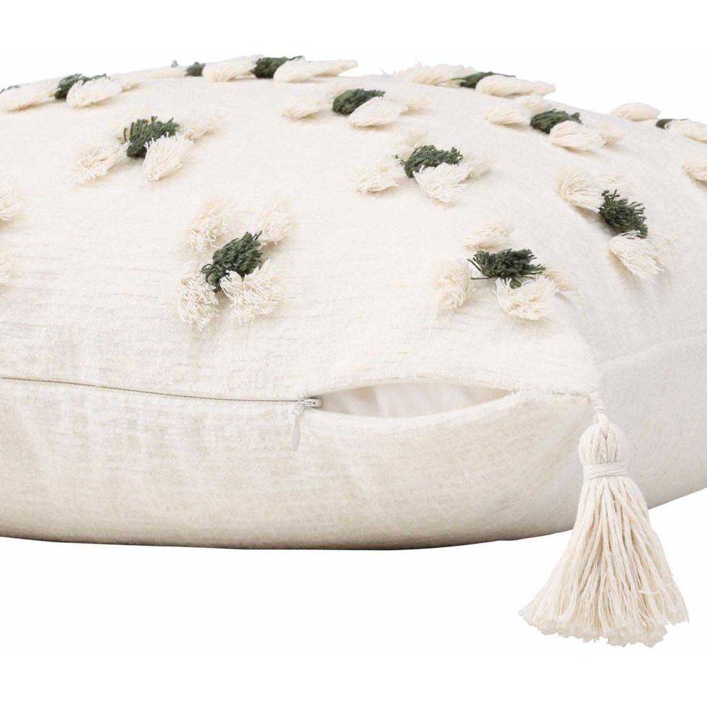 Venture Home - Housse de coussin avec pompoms Millie 45x45 cm - Image 4