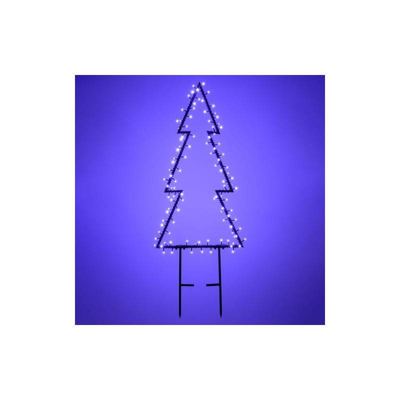Lotti - Sapin lumineux à planter H105cm 110 Led RGB 48 effets Wonder télécommande Lotti - Image 9