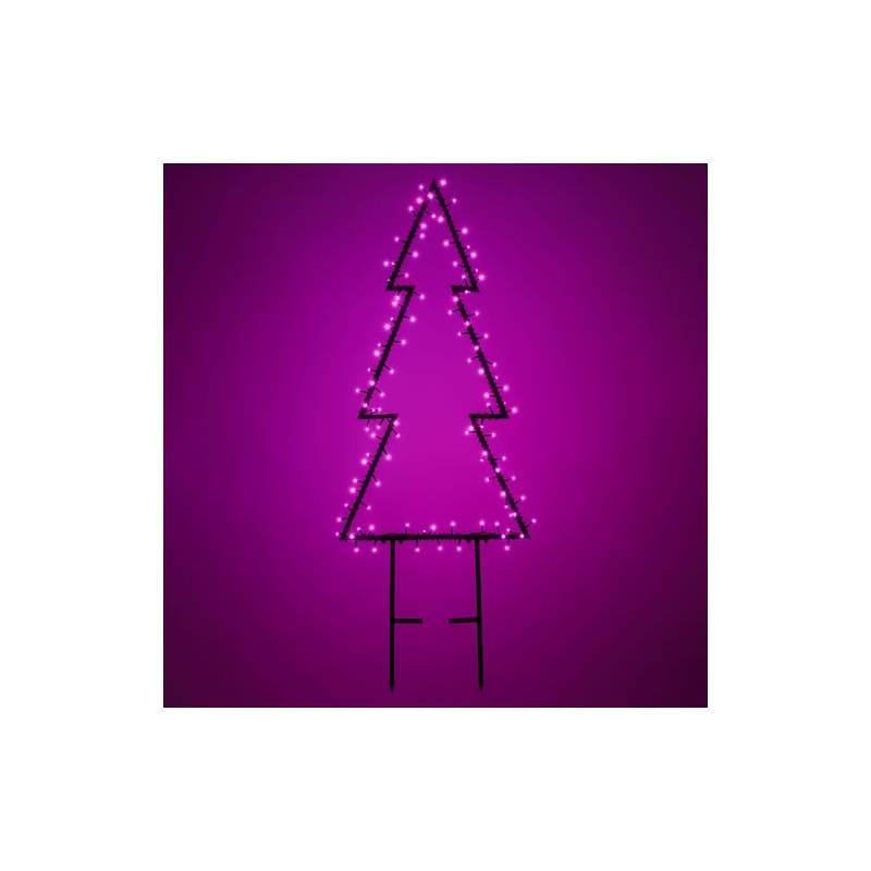 Lotti - Sapin lumineux à planter H105cm 110 Led RGB 48 effets Wonder télécommande Lotti - Image 6