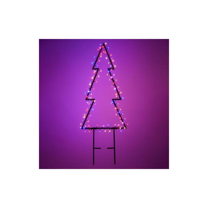 Lotti - Sapin lumineux à planter H105cm 110 Led RGB 48 effets Wonder télécommande Lotti - Image 4