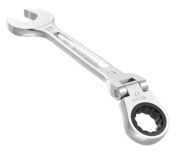 Clé mixte à cliquet articulée métrique diamètre 11mm longueur 141,5mm - FACOM - 467BF.11 - Image 2