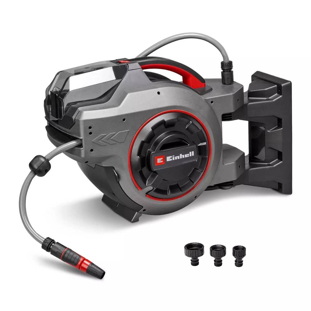 Einhell - Dévidoir de tuyau GE-HR 18/30-1 Li-Solo - 18V - tuyau 30m - enroulement auto - pivotant 180° - sans batterie Einhell - Image 1