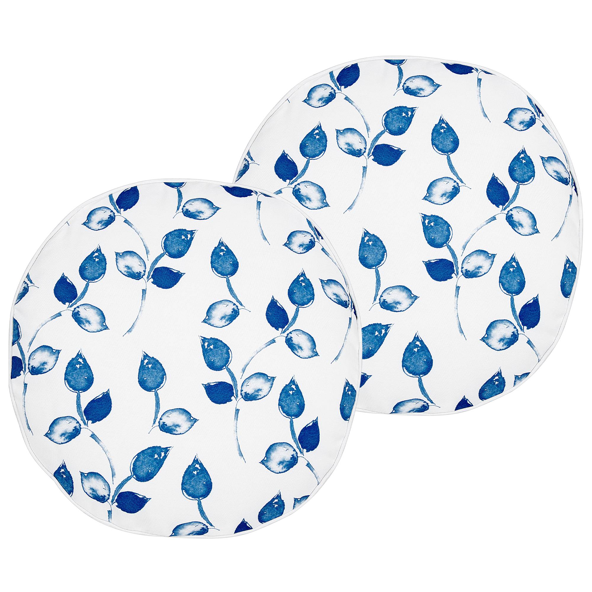 Beliani - Coussin d'extérieur Polyester Blanc TORBORA - Beliani - Image 2