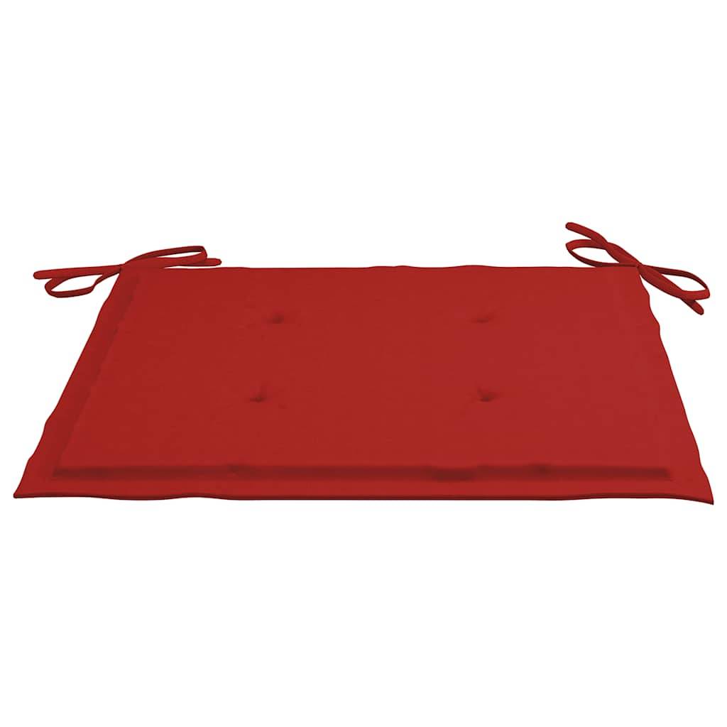 Prolenta Premium - Lot de 4 Chaise bois composite Meindert Rouge 56 X 58 X 88 cm - P87209R - Image 6