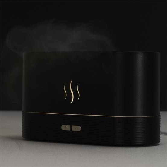 The Home Deco Factory - Diffuseur Huile Essentielle "Flamme" 17cm Noir - Image 10