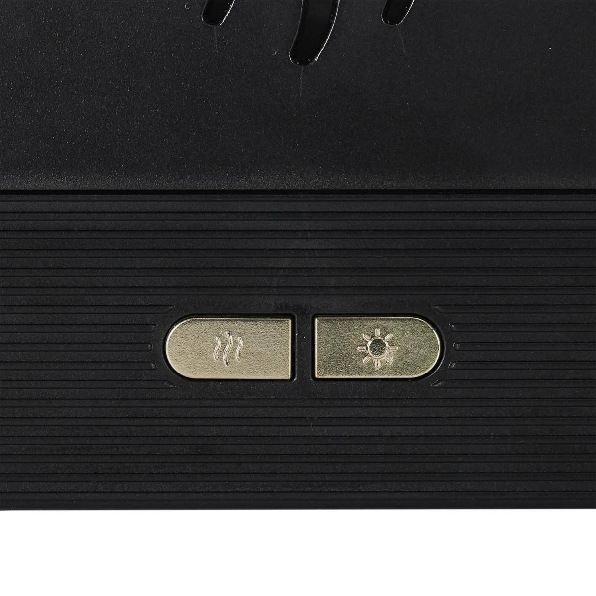 The Home Deco Factory - Diffuseur Huile Essentielle "Flamme" 17cm Noir - Image 7