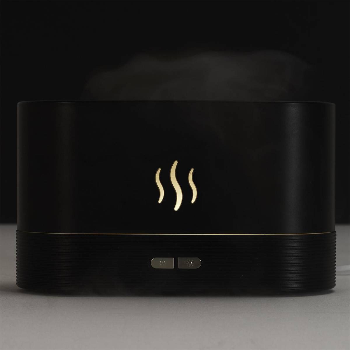 The Home Deco Factory - Diffuseur Huile Essentielle "Flamme" 17cm Noir - Image 8