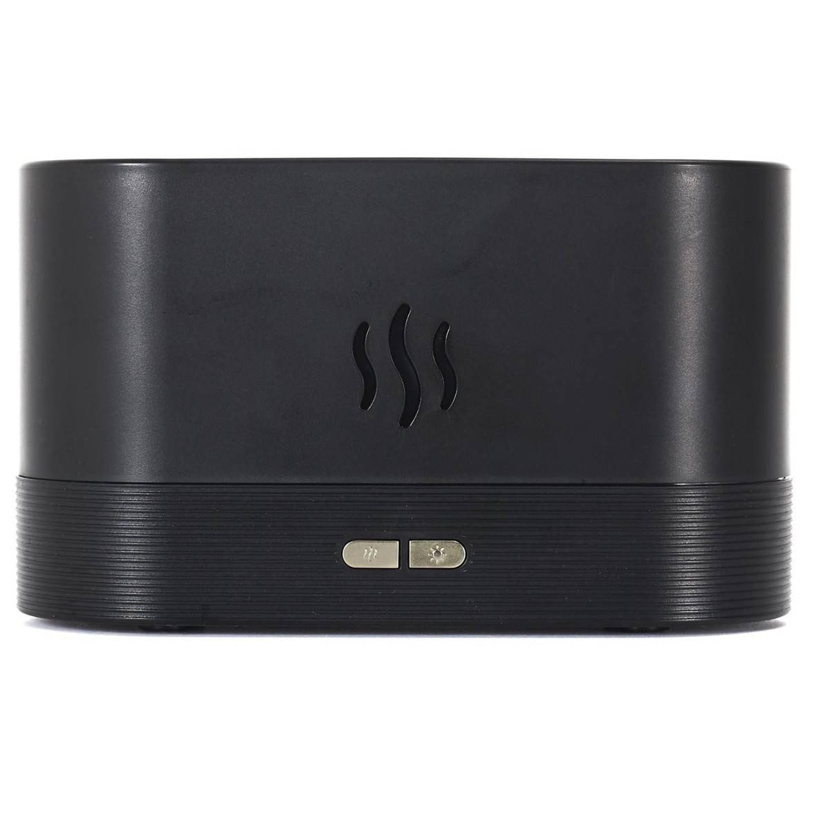 The Home Deco Factory - Diffuseur Huile Essentielle "Flamme" 17cm Noir - Image 2