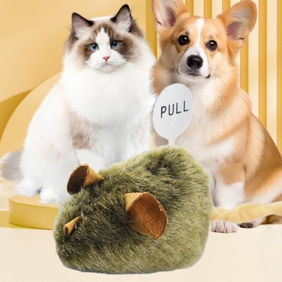 IntiMeg - Lot de 2 souris en peluche pour chat IntiMeg - Image 2