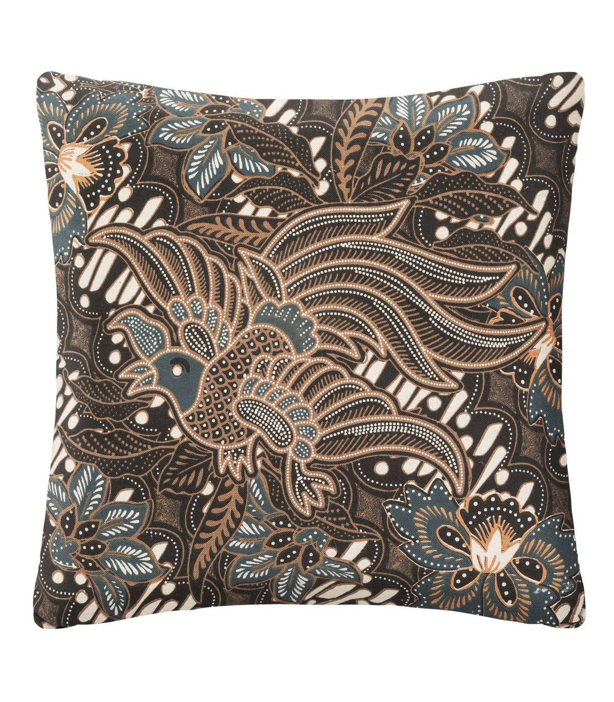 Coussin décoratif déhoussable en coton Multicolore 40 x 40 cm - Image 1