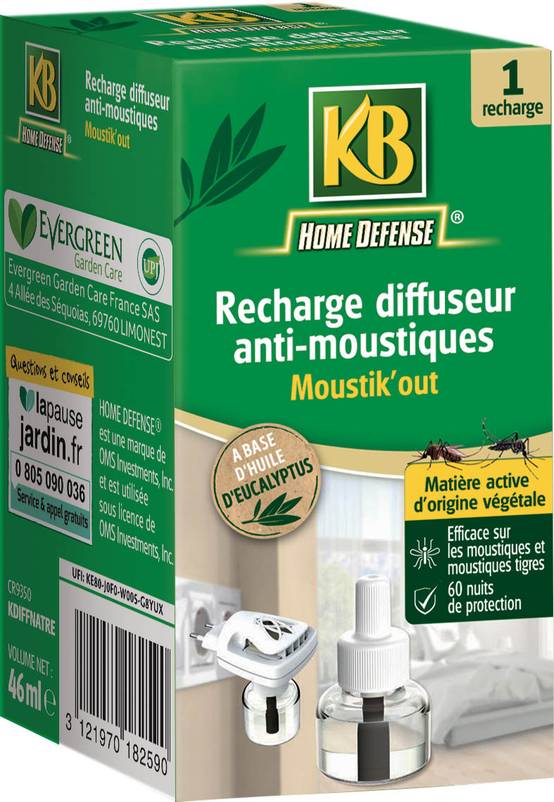 KB Home Defense - Recharge prise moustique