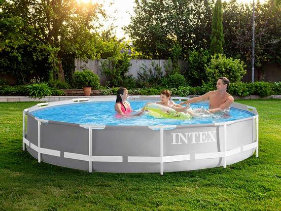 Piscine tubulaire Prism Frame ronde 3,66 x 0,76 m - Intex - Image 1