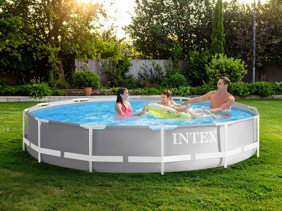Piscine tubulaire Prism Frame ronde 3,66 x 0,76 m - Intex - Image 1