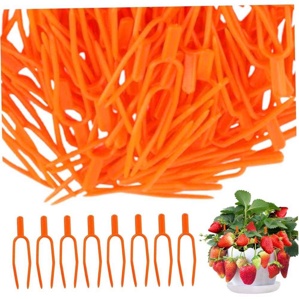 Fixation plantes-Clips de fixation pour plantes 100 pièces - Support réutilisable pour fraises et melons - Résistants aux UV - Living123