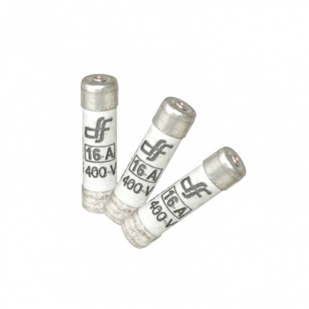 Lot de 3 fusibles céramique 16 A, 8.5 x 31.5 mm