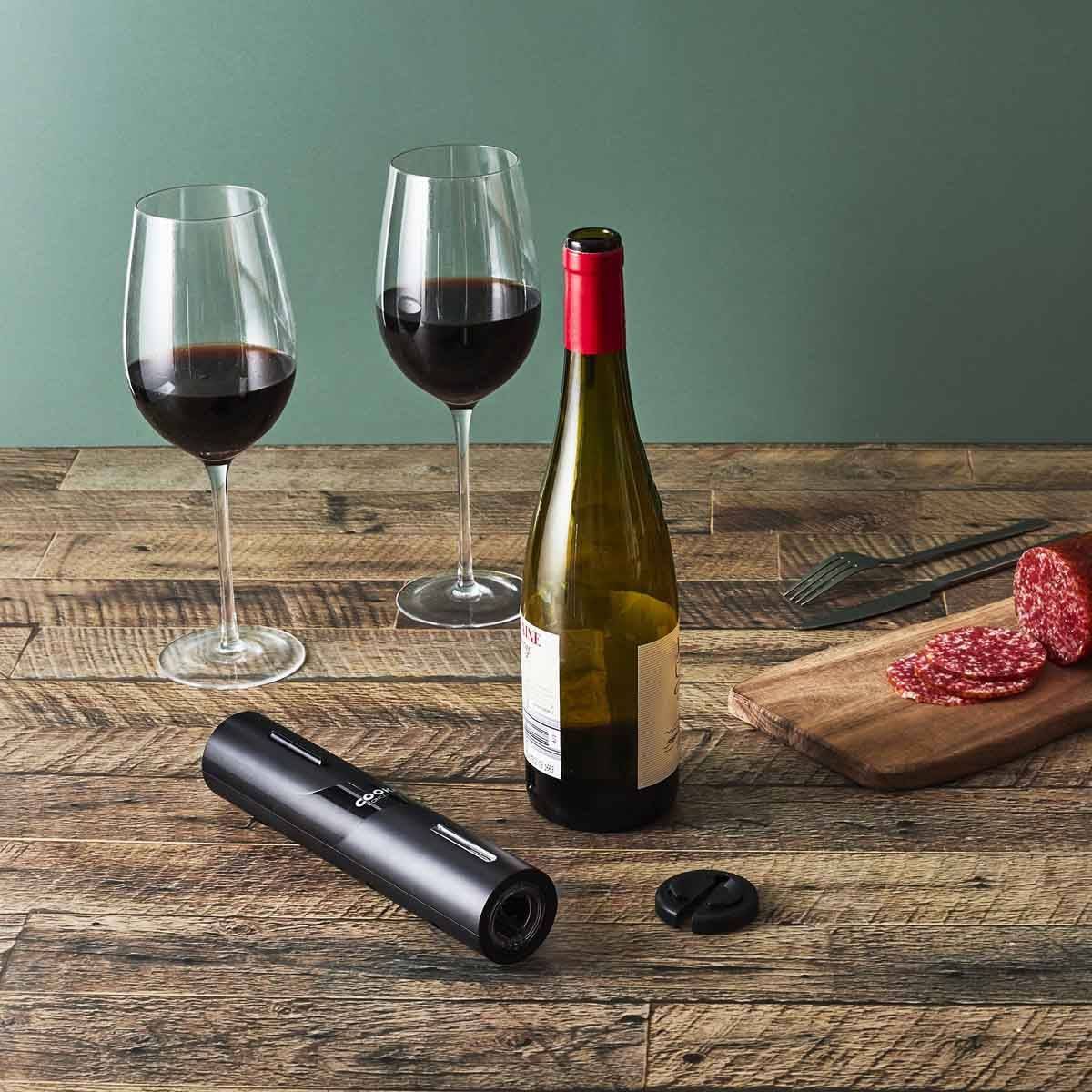 Cook Concept - Ouvre Bouteille Électrique "Rapide" 23cm Noir - Image 3