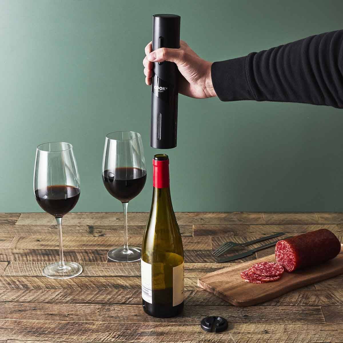 Cook Concept - Ouvre Bouteille Électrique "Rapide" 23cm Noir - Image 4