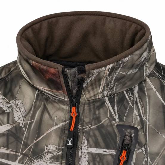 Blouson chasse softshell 4 poches polyester camo kaki S à 3XL Percussion - Image 6