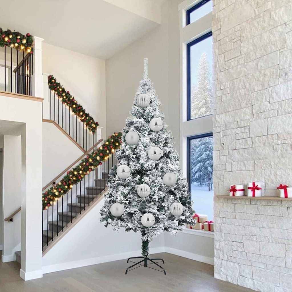 Vidaxl - Ensemble de Boules de Noël XXL 3 pc Argent Plastique vidaXL 42018876 - Image 1
