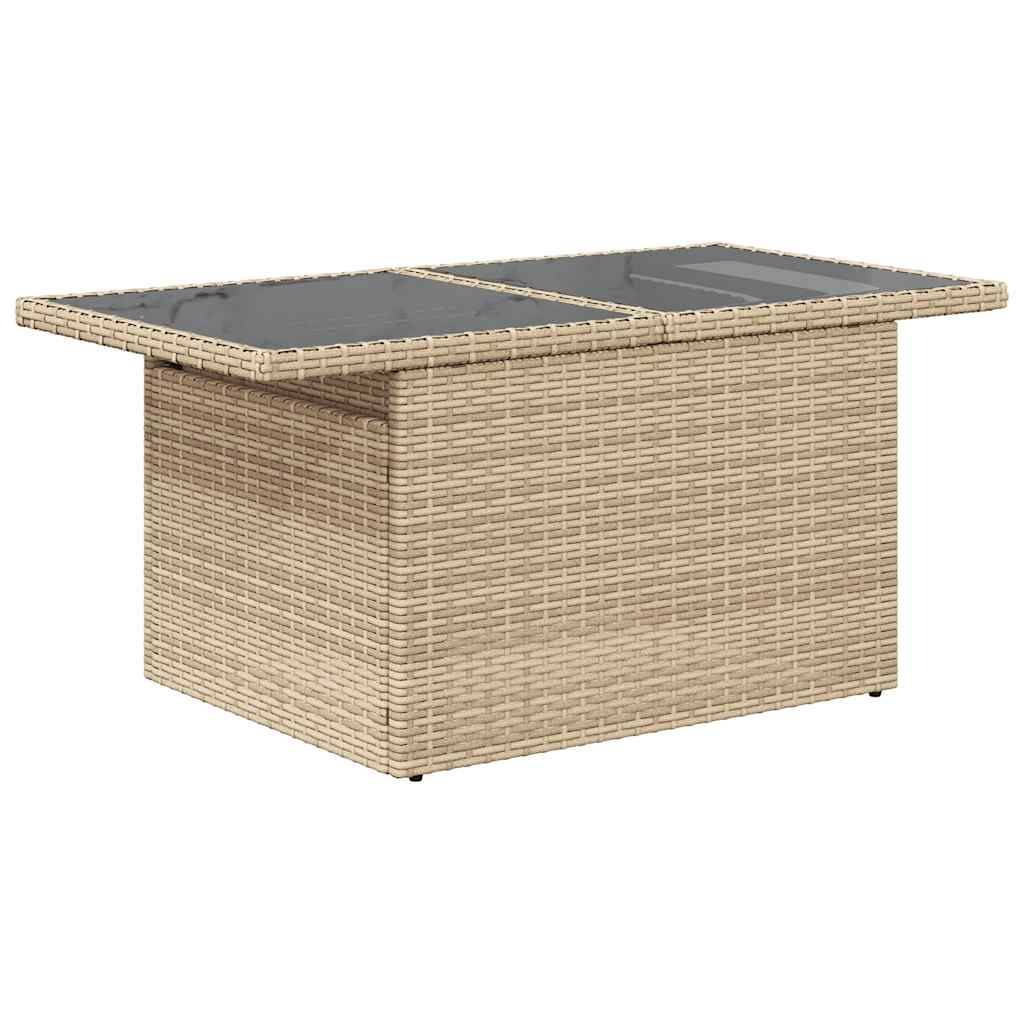 ComfortXL - Salon de jardin modulable 6 places résine tressée avec coffre de rangement Beige – ComfortXL Outdoor Living - Image 6