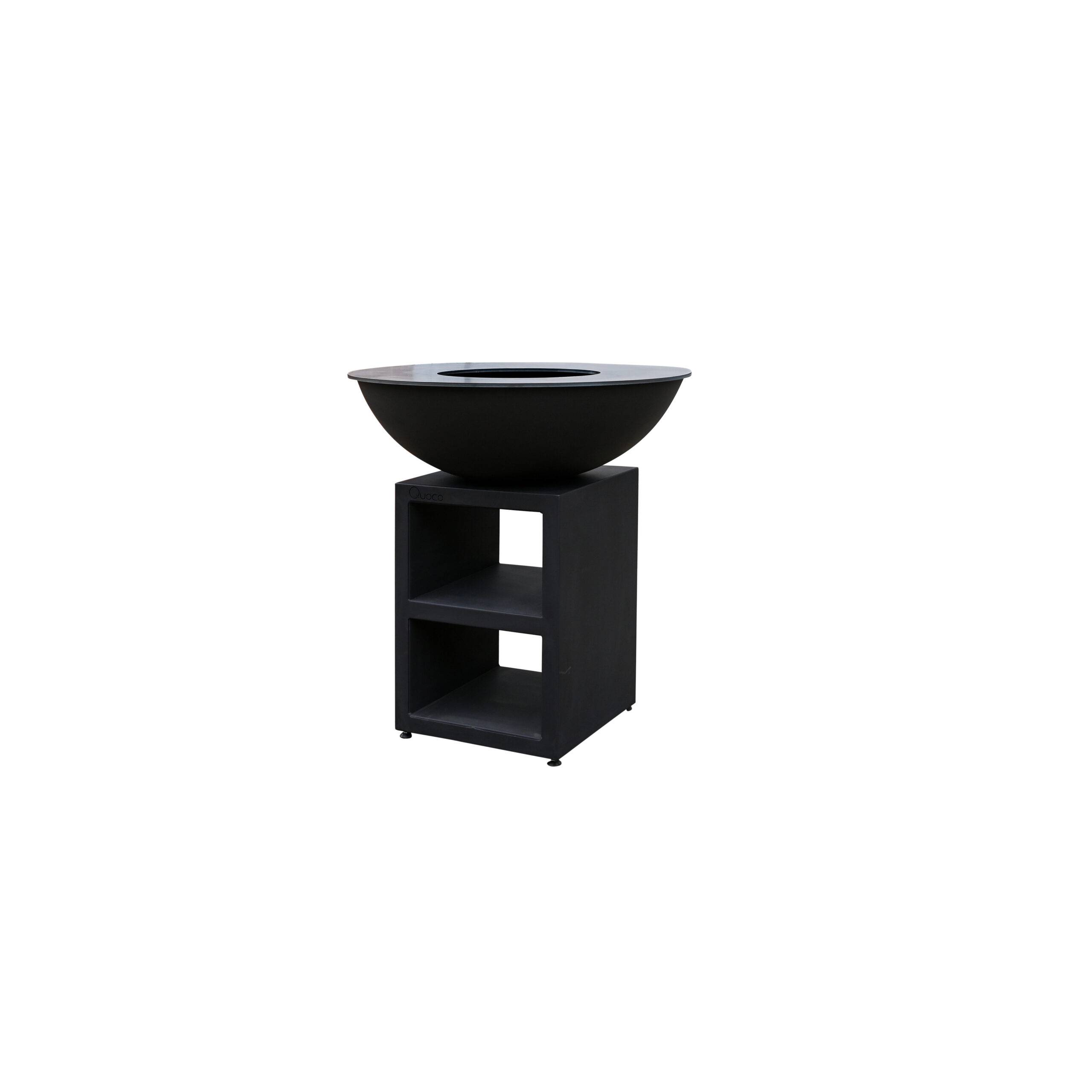Brasero Piatto Large Noir diam94 + Grille + Spatule + Housse - Image 3