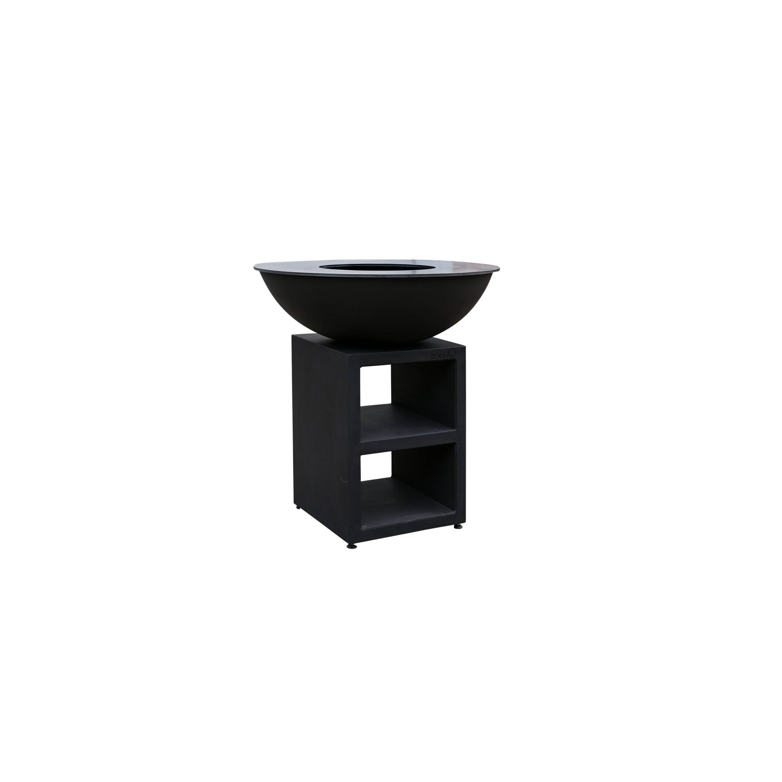 Brasero Piatto Large Noir diam94 + Grille + Spatule + Housse - Image 2