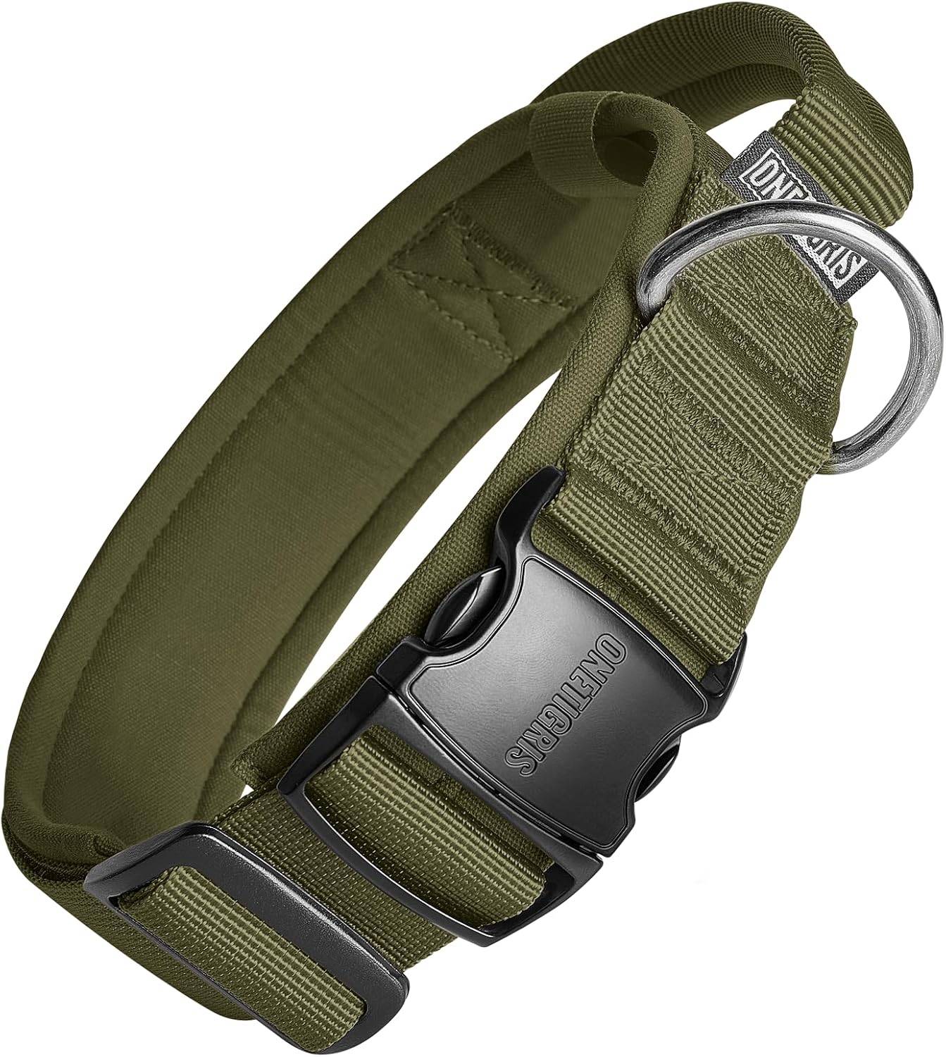 Collier OneTigris Ranger vert - boucle métal - Image 1