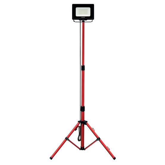 Velamp - WAINGRO + TRÉPIED : Projecteur LED SMD 50W IP65, noir 4000K avec trépied et câble 3m - VELAMP - IS746NG VELAMP