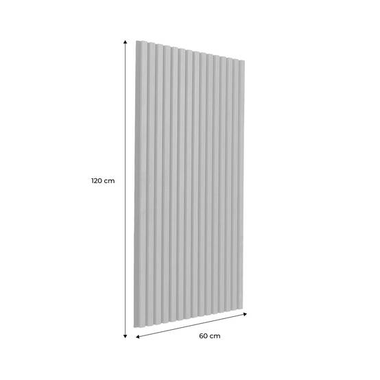 Set de 2 panneaux muraux acoustiques décoratifs en feutrine et MDF chêne 60x120cm - Kyoto | sweeek - Image 4